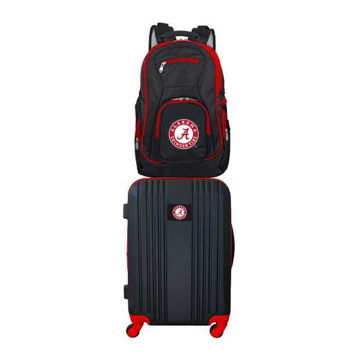 CLALL108: NCAA Alabama Crimson Tide 2 PC ST Luggage / Backpack